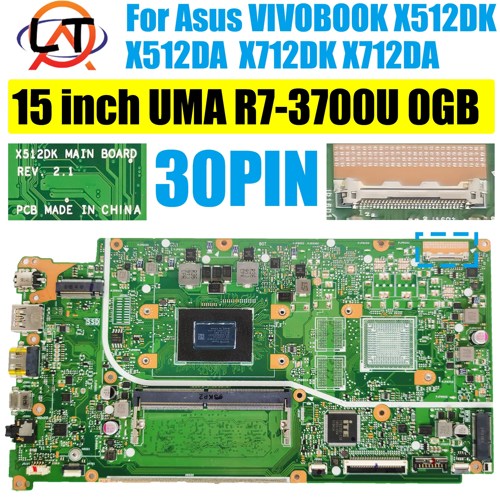 X512DA Laptop Motherboard for ASUS VivoBook