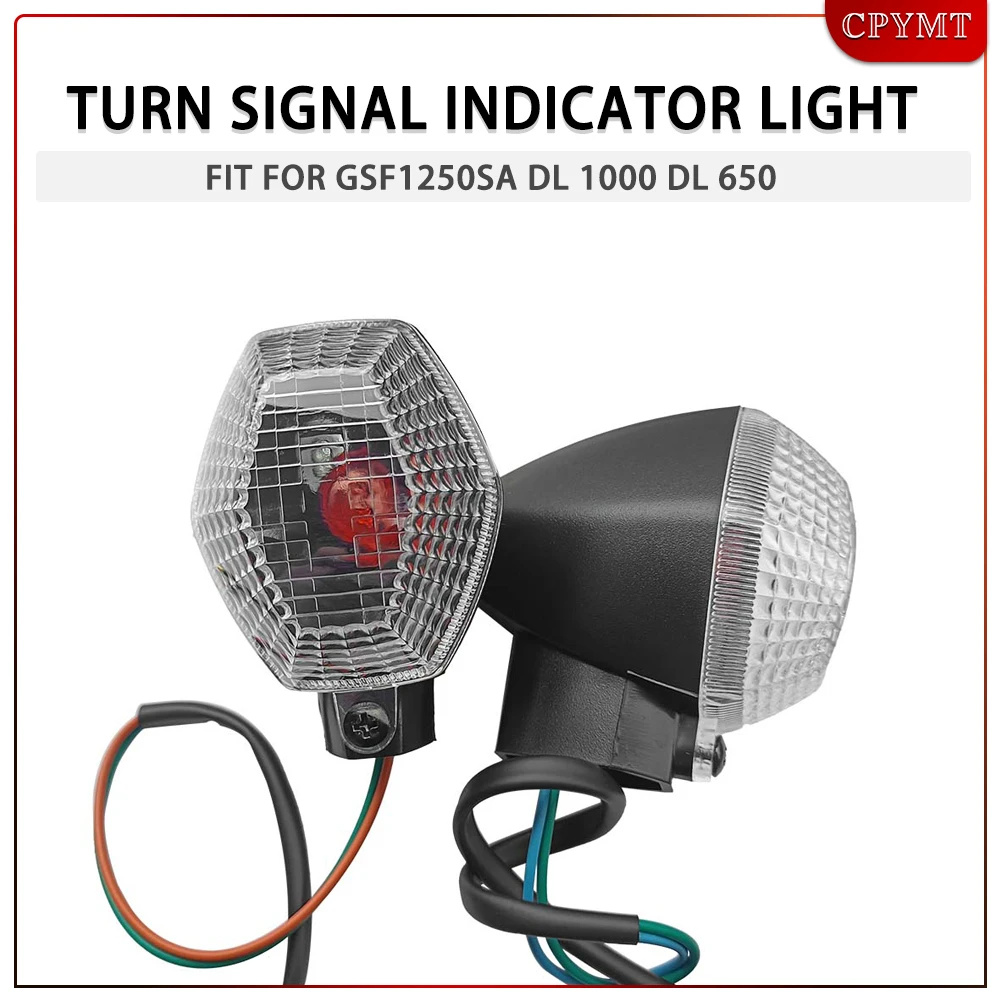 

1 Pair Motorcycle Turn Signal Light Indicator Lamp Fit for GSF 600/650/1200/1250 N/S Bandit GSF1250SA DL 1000 DL 650