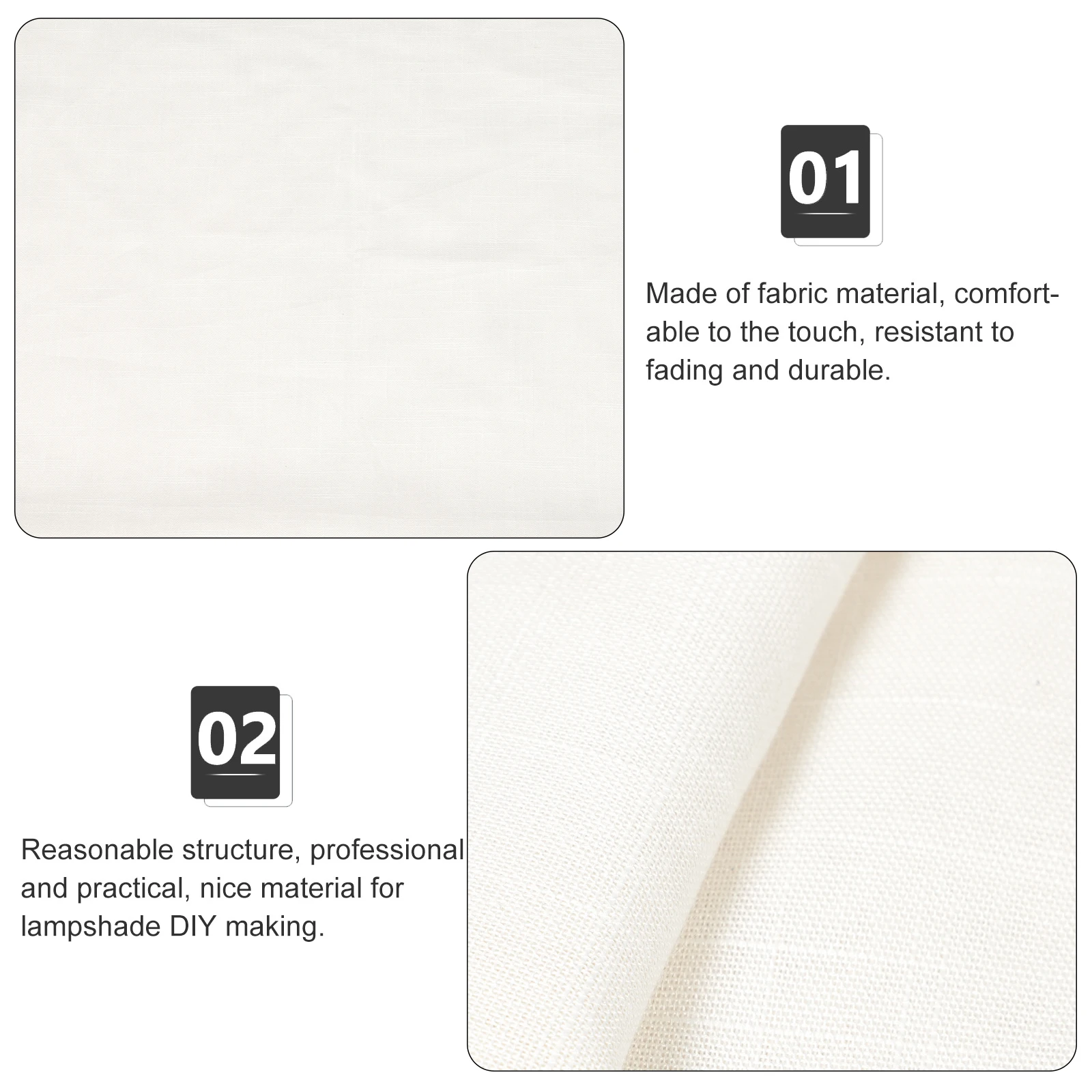 

Fabric Lampshade Shades Sheer DIY Material Lamp Shade Sheet Light Cover Floor Desk Lighting Accessories