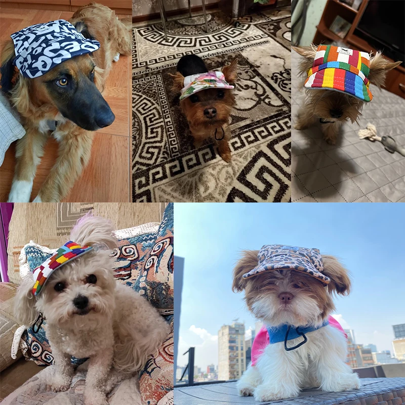 Pet Dog Hat Accessories Dogs Baseball Cap Puppy Grooming Dress Up Hat Pets Dogs Outdoor Hat Headwear Casual Cute Dog With Hat