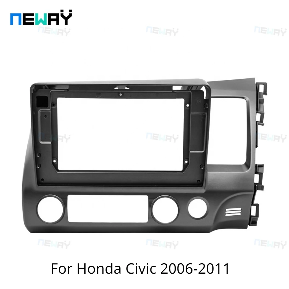 

10,1 дюймовая Автомобильная радиоустановка Fascia ДЛЯ Honda Civic 2006-2011, комплект отделки для установки стереопанели приборной панели, рамки для DVD