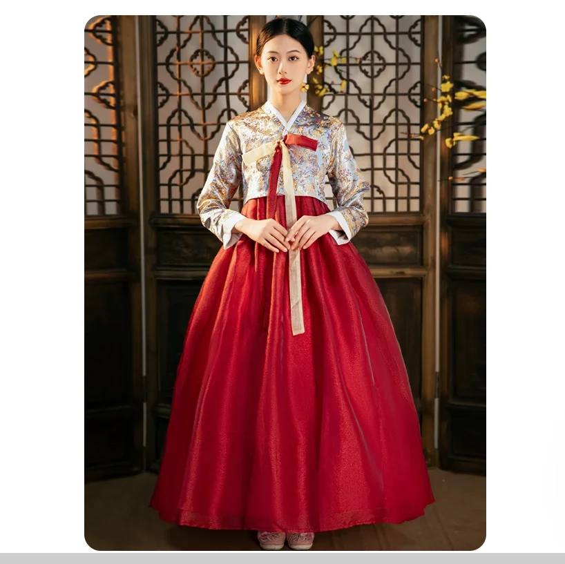 Women Formal Wear Ethnic - Korean ethnic traditional dance costume formal