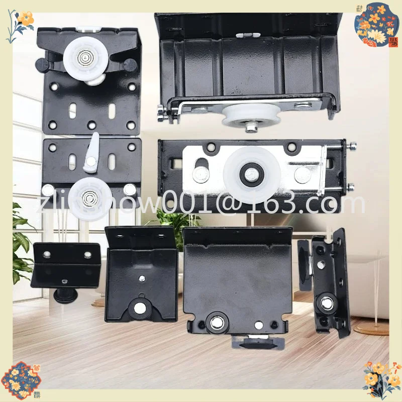 Sliding door, external hanging door, light wheel hanging coat cabinet furniture sliding door wheel
