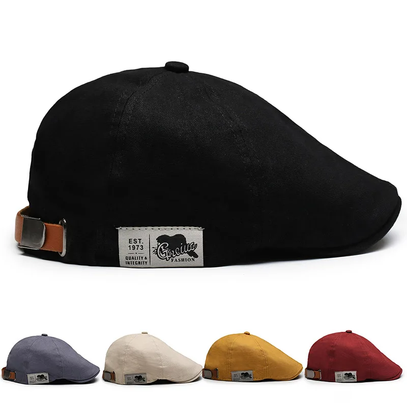 Street Fashion Reversed Peaked Cap Women's Beret Spring/Summer Unisex Versatile Hip-Hop Forward Cap for Sun Protection and Shade