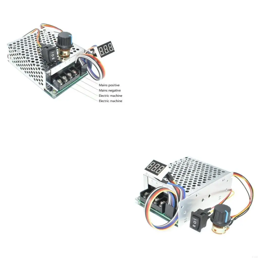 

LCD Screen Motor Control 10-55V Input Motor Controller Board for Brushed Engines