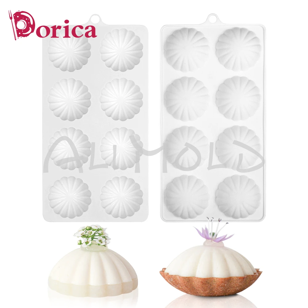 

Flower Design Silicone Mould Diy Craft Soap Mould Mousse Cake Ice Mold Cake Decorating Tools Baking Accessories