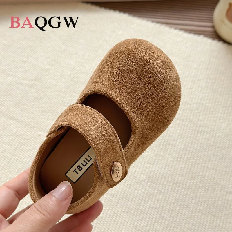 ربيع الخريف حذاء أطفال جديد لفتاة أزياء بسيطة للأطفال أحذية من الجلد بلون تنوعا طفل حذاء كاجوال عدم الانزلاق