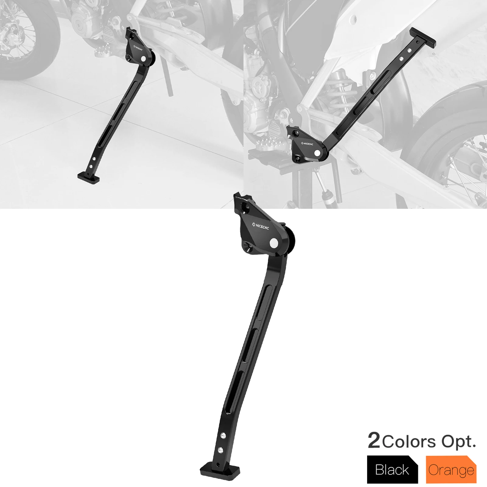 For KTM SX 125 SXF 250 SXF 450 Husqvarna FC 250 FC 350 2016-2025 GasGas MC250F MCF 450 2021-2025 Adjustable Kickstand Side Stand