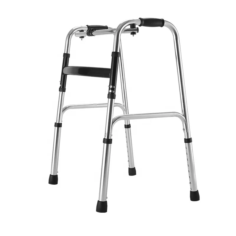 

Многофункциональные складные портативные костыли для пожилых людей с регулировкой высоты, из алюминиевого сплава, складные ходунки