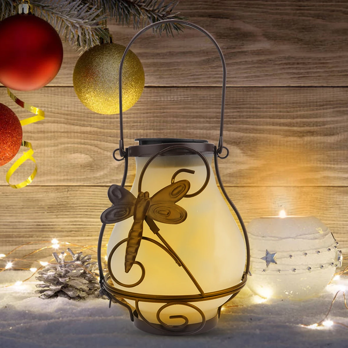 

Hanging Landscape Lantern Waterproof Lamp For Garden Decor Outdoor Yard Light Decorative Solar Night Light Durable Solar Lantern