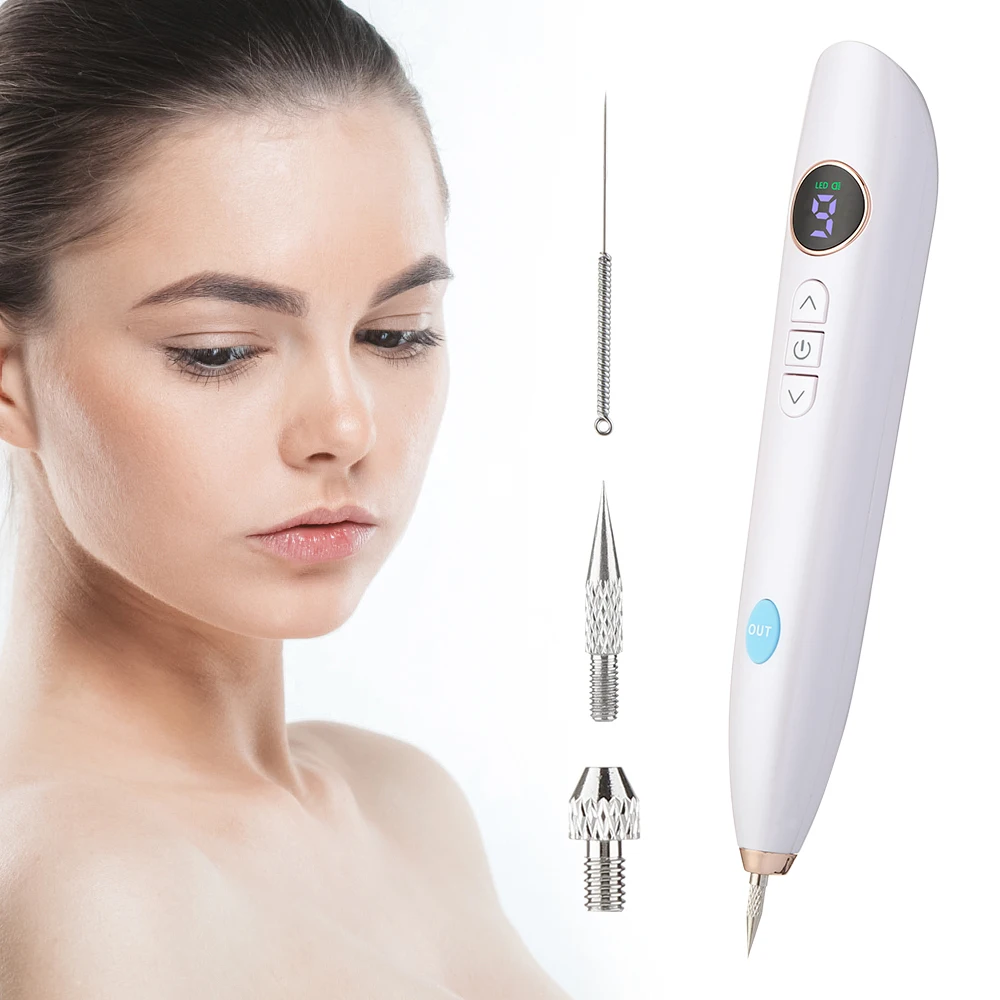 Electric Home Mini Mole Scanning Beauty Pen Blackhead Remover Vacuum Cleaner Facial Black Dots Vacuum Cleaner Pimple Acne