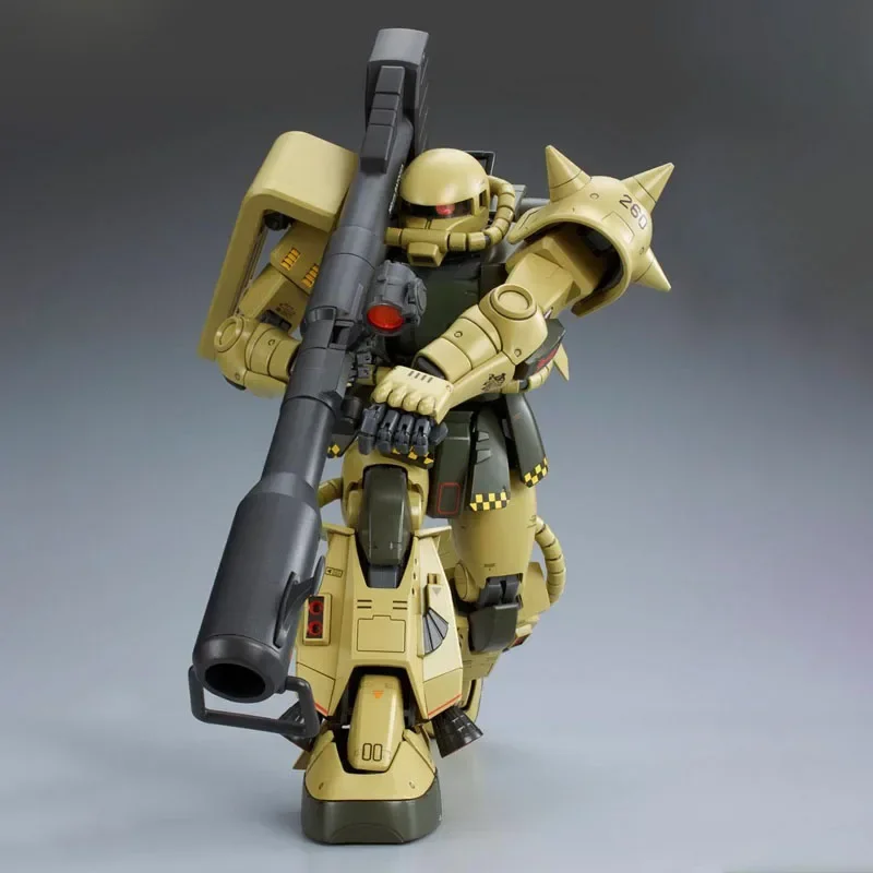 Bandai Original Model Kit MG MS-06R-1 Masterof Hawk MS-06R-1ZAKUⅡ 1/100 Anime Action Figure Assembly Model Toy Robot Gifts