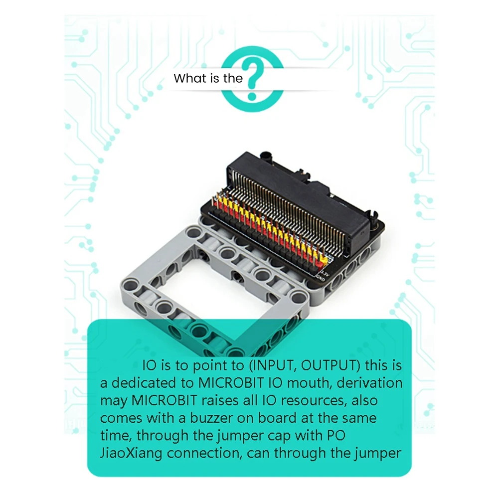 

Superior-IOBIT V2.0 Micro:Bit Horizontal Adapter Board Micro:Bit Horizontal Adapter Board IOBIT V2.0 Expansion Board For Microbi