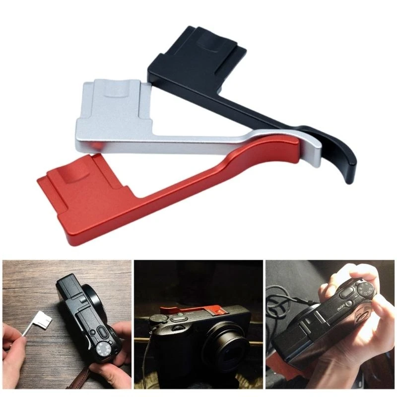 Y2GD Metal Hot Shoe Handle Grip Finger Grip Durability For GRIII GR3X Camera Providing Enhances Comfort And Reduced Fatigue