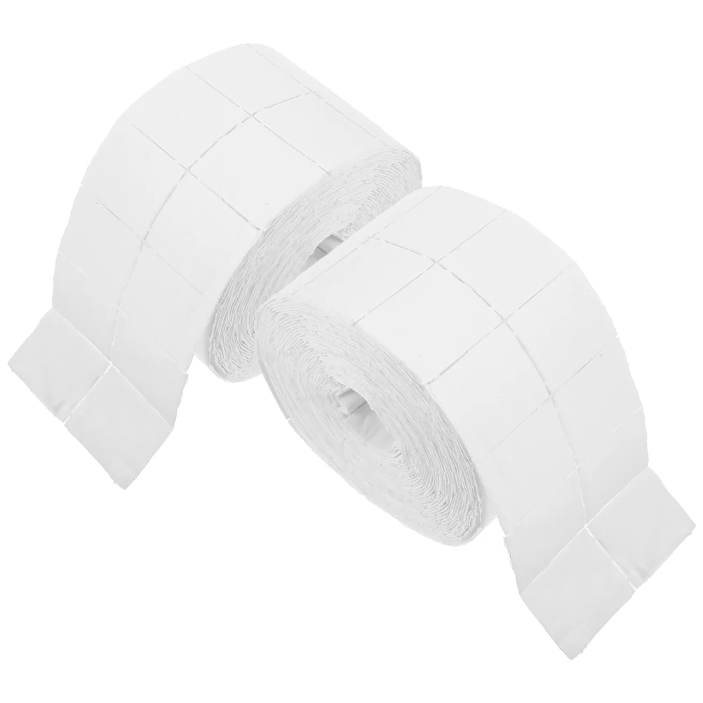 2 لفات مناشف ورقية لغسل الأظافر، وسادات تفريغ مانيكير ناعمة خالية من الوبر، عالية الامتصاص، محمولة للعناية بالأظافر للسفر المنزلي #4