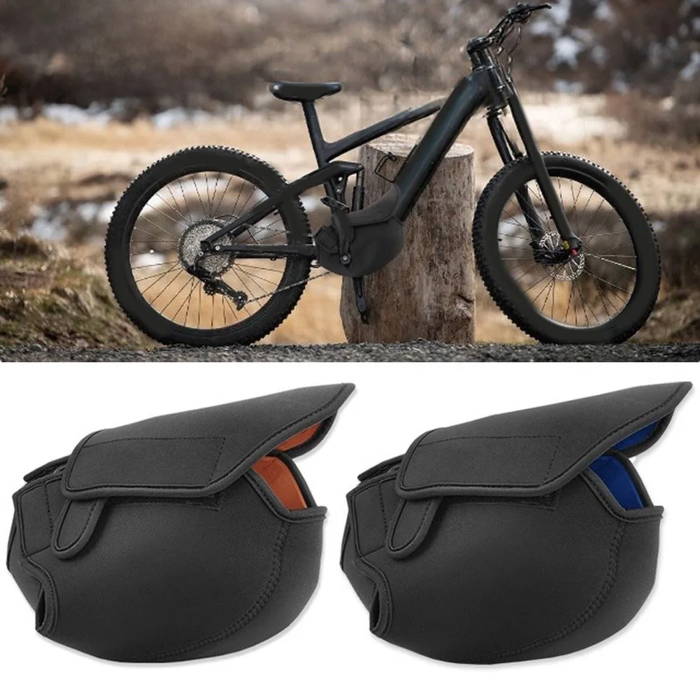 1 Set Waterproof Cover Kit For E-Bike Motor Battery And Handlebars Reflective Safety Strip With Zippered Pocket