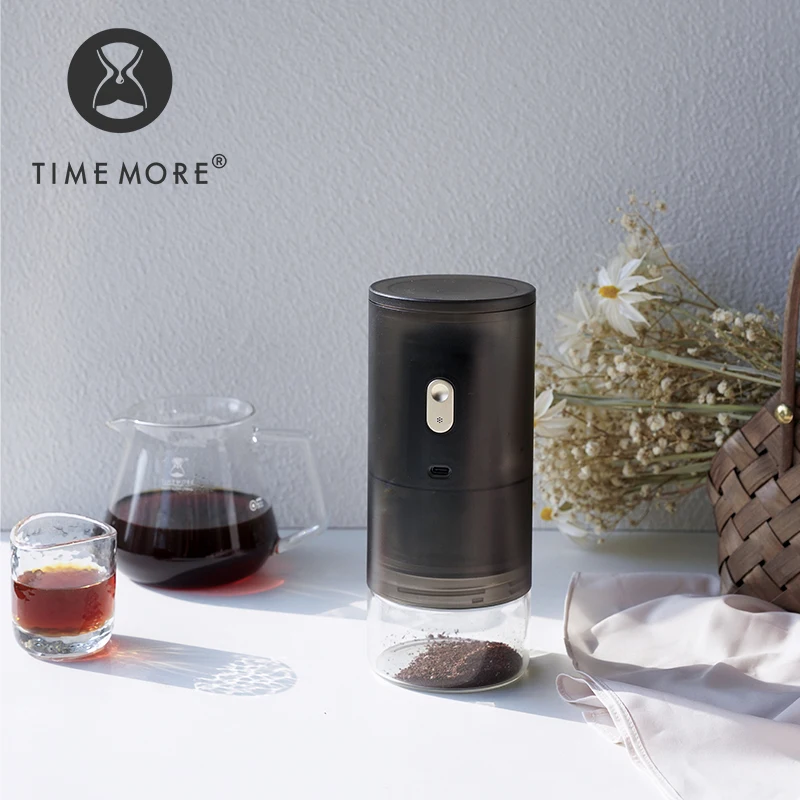 Timemore Household Black Automatic Coffee Bean Grinder Electric Mini Electric Coffee Grinder