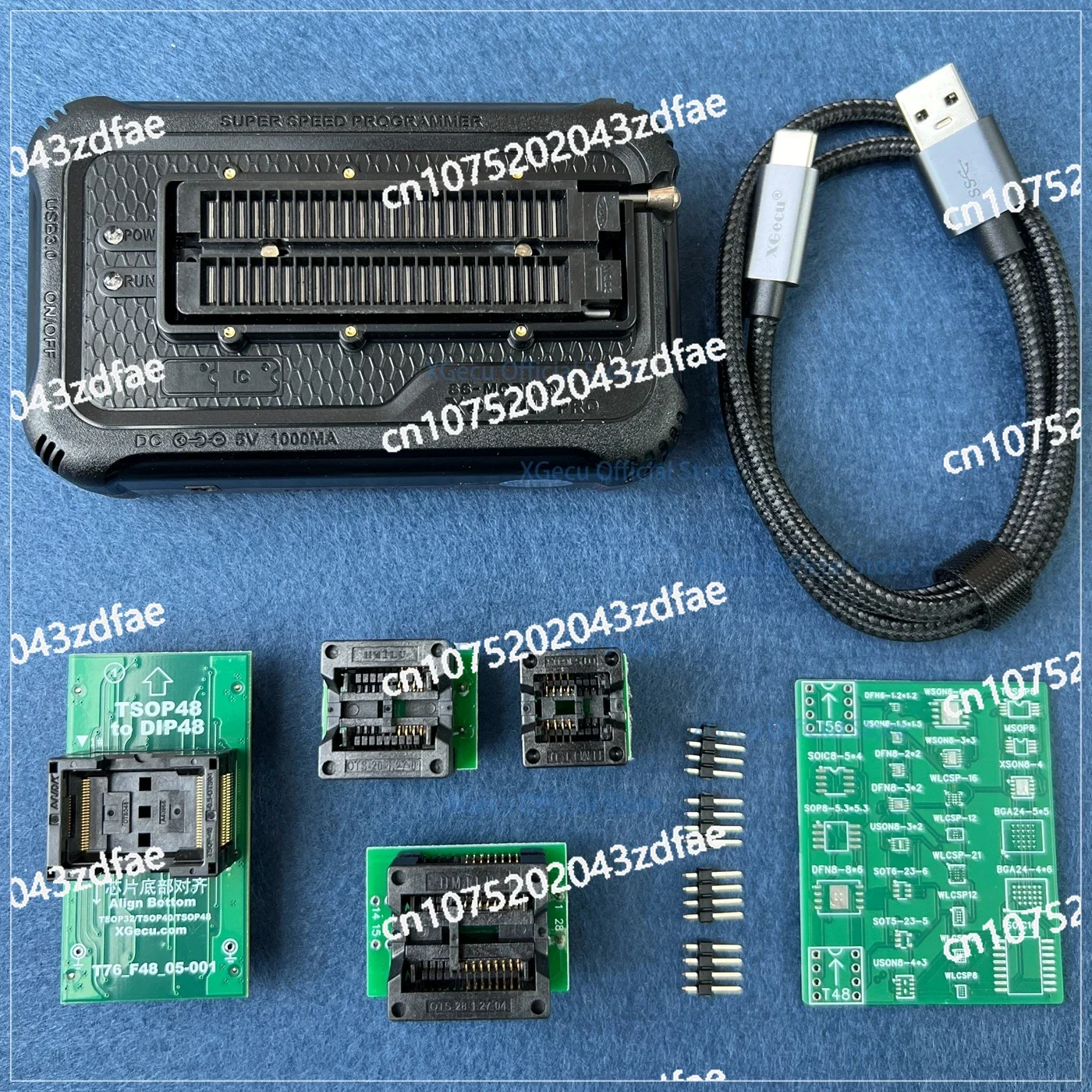 

T76 USB3.0 Universal Programmer Support EEPROM NOR NAND EMMC MCU GAL+ 5 Parts 11parts 13parts or 17 Parts Adapter Kit