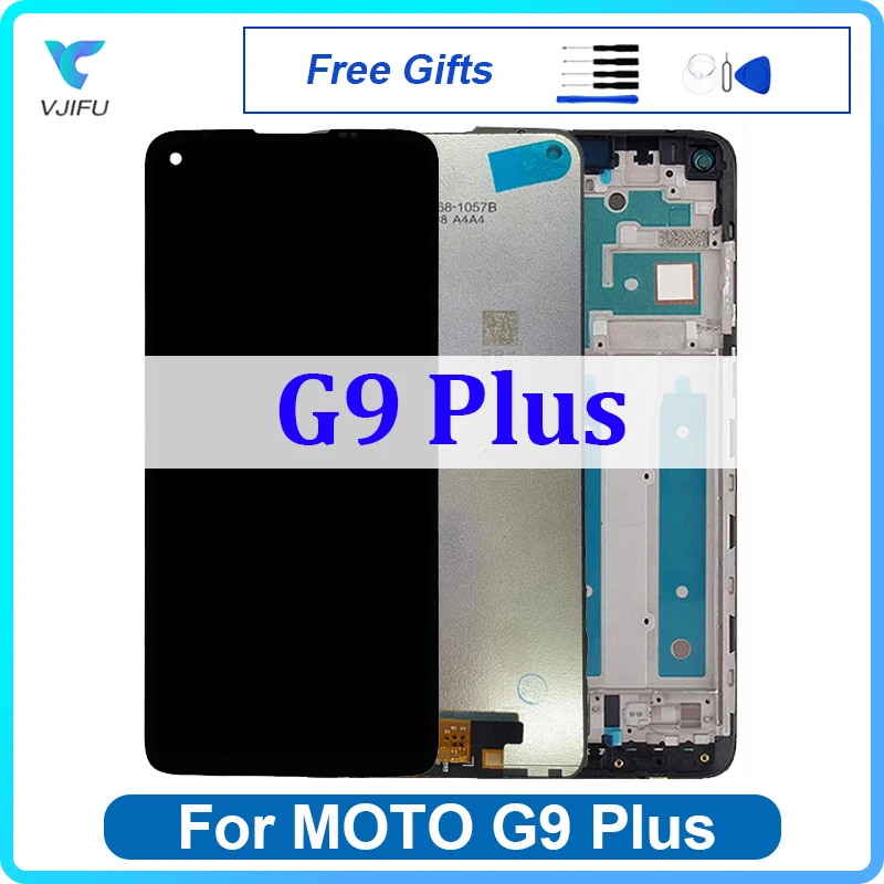 

6.81" Original LCD For Motorola G9 Plus XT2087- Display Touch Screen Digitizer Assembly Replacement With Frame Phone Repair Part