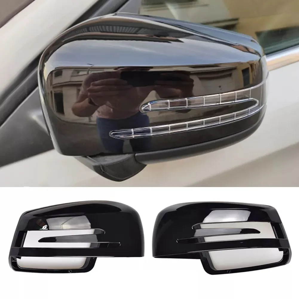 Custom Designed Bright Black Wing Mirror Covers for Various For Mercedes For Benz Models Including 204 207 212