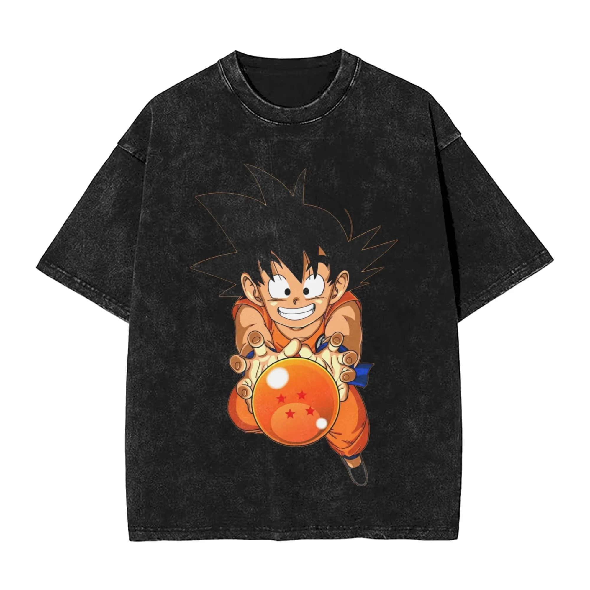 

Футболка унисекс из хлопка с принтом Dragon Ball 2026: повседневная уличная одежда в стиле Y2K, тренд сезона