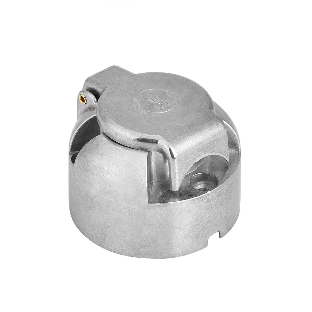 

12 В 7-контактный разъем для прицепа на колесах, адаптер для прицепа, каравана, буксировочный фаркоп для грузовиков, автодомов, аксессуары для автофургонов