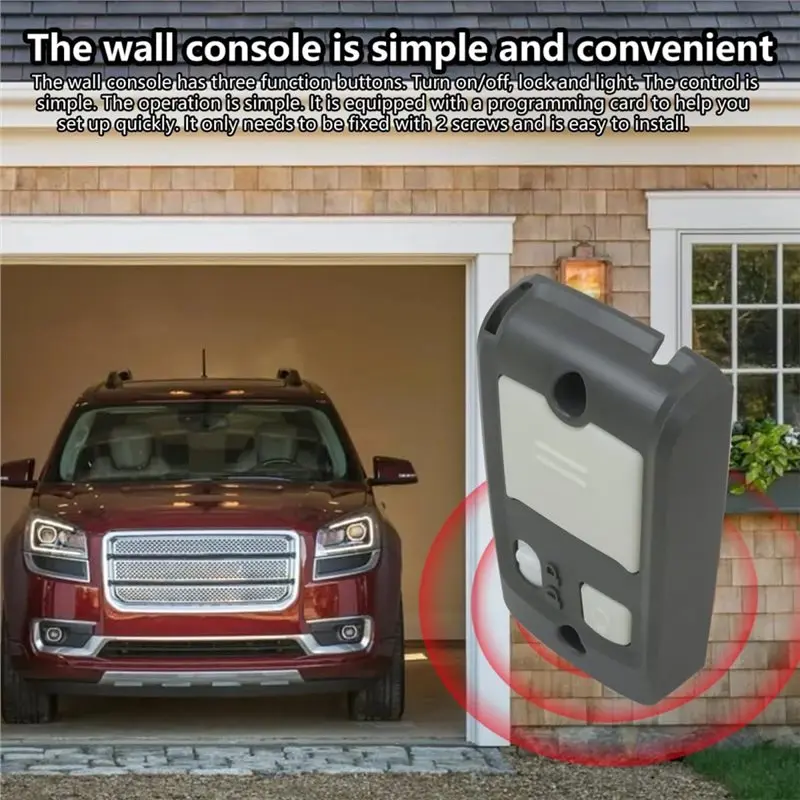 B27B For Genie Series II Compatible 2-Pack 39165R Garage Door Opener Wall Console Sure Lock+ Light Control Button