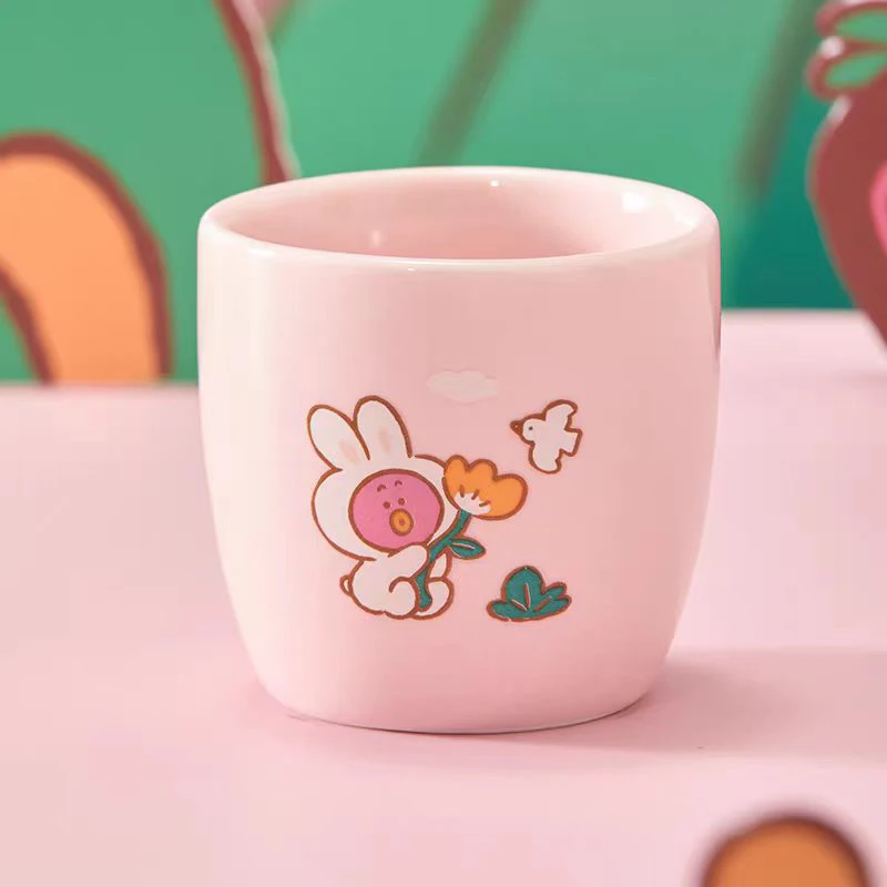 

Linefriends Bt21 Фестиваль середины осени Нефритовый кролик Серия Симпатичная керамическая чашка без ручки Подарочная коллекция игрушек