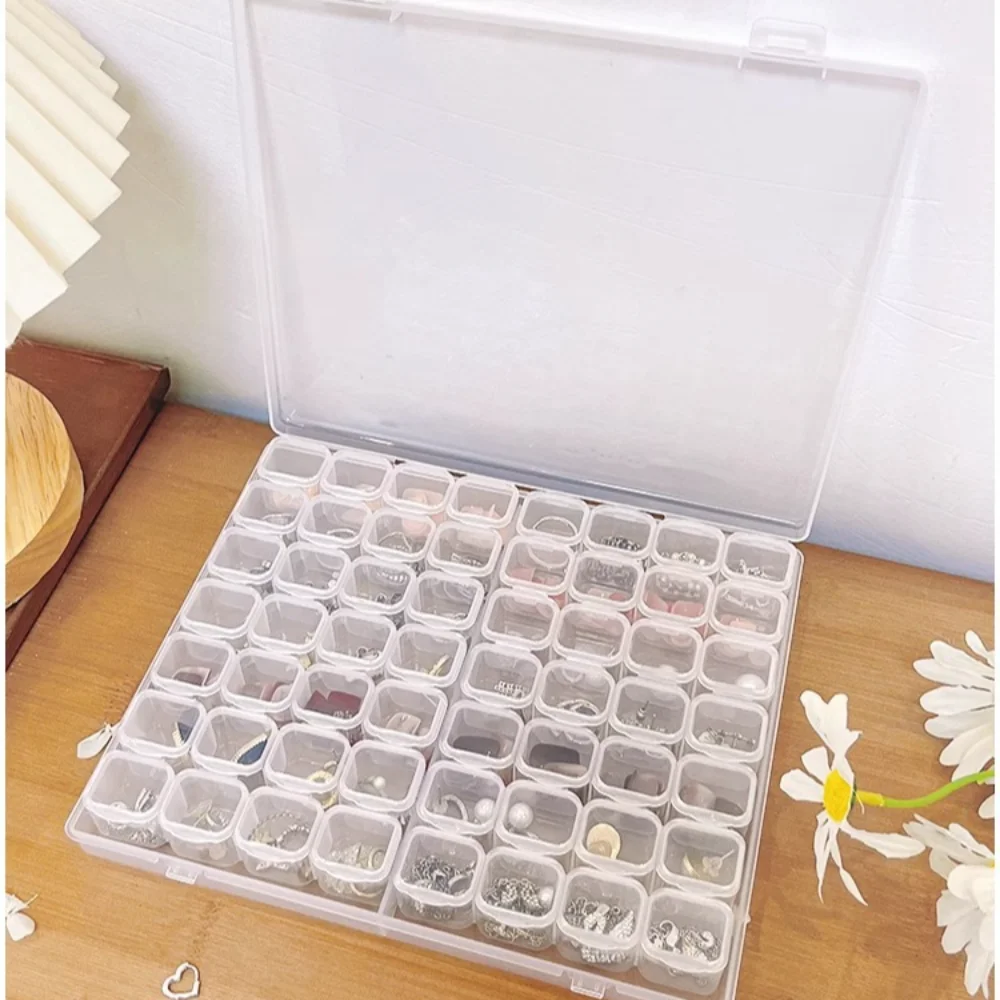 

Oxidation Prevention Jewelry Storage Box Separate Storage Dustproof Jewelry Organizer Large Capacity Popular Simple Ring Box