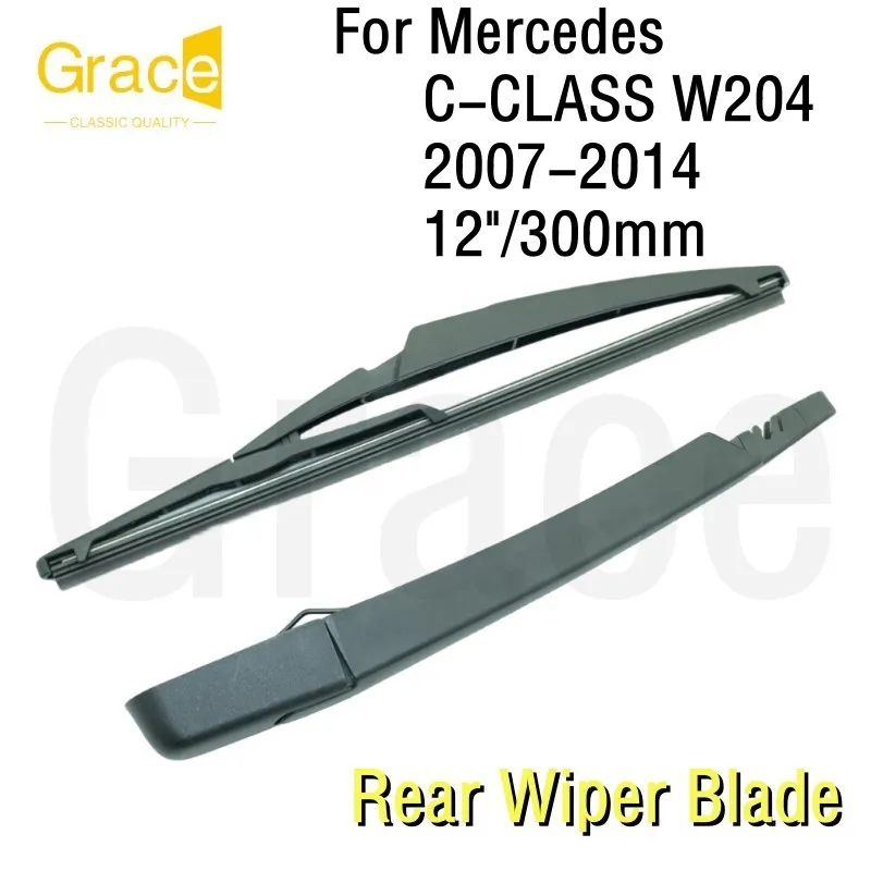 Rear Wiper Blade For Mercedes Benz C-Class W204 Car Windshield Windscreen Rubber 2007 2008 2009 2010 2012 2013 2014