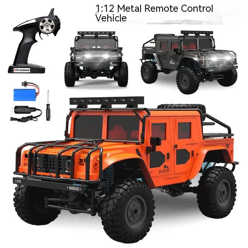 Full Scale 2.4Ghz Remote Control Climbing Off Road Car 1/12 4WD High-speed Off-road RC Car Toy for Children Festival Gifts