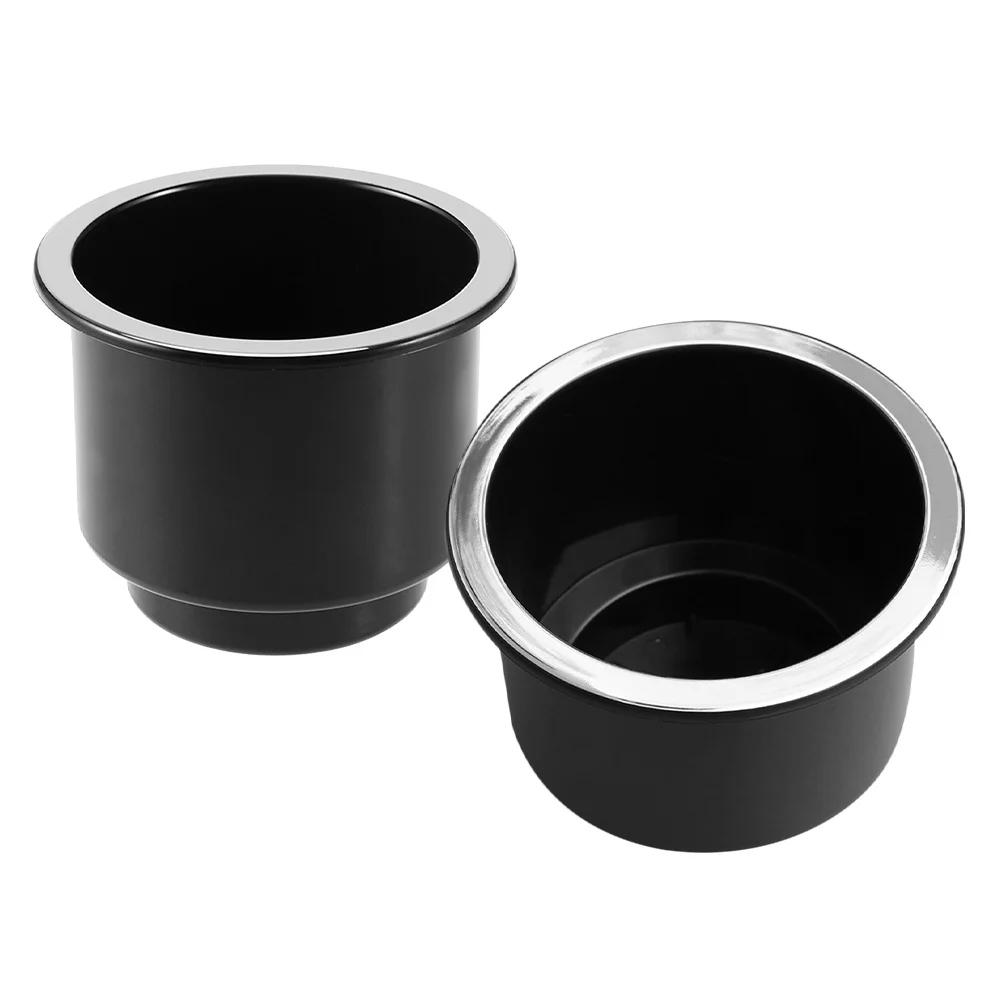 

2Pcs Car Cup Holders Stylish Plastic Inserts for Interiors Boats Rvs Trucks Durable Easy to Clean Convenient Drop in Cup Holder