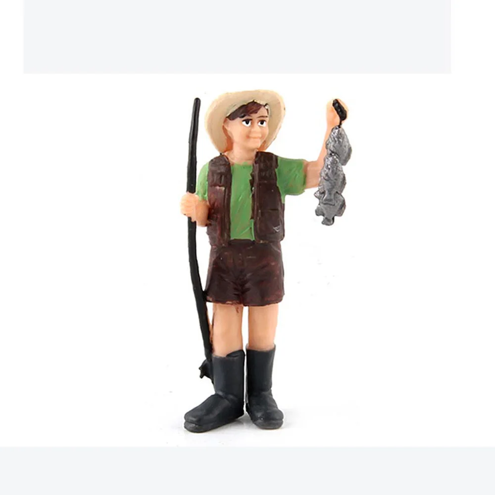 

Scale Shepherd Wrangler Action Kid Toy Children Gift Home Decoration Farm Human Figure Farmer People Model Simulation Farmer
