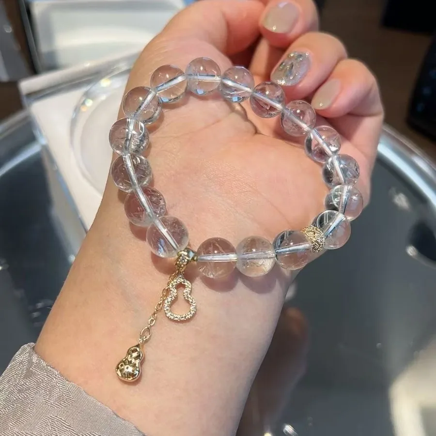 

Natural White Crystal Bracelet Women's Crystal Bracelet Light Luxury Fashion Niche Design