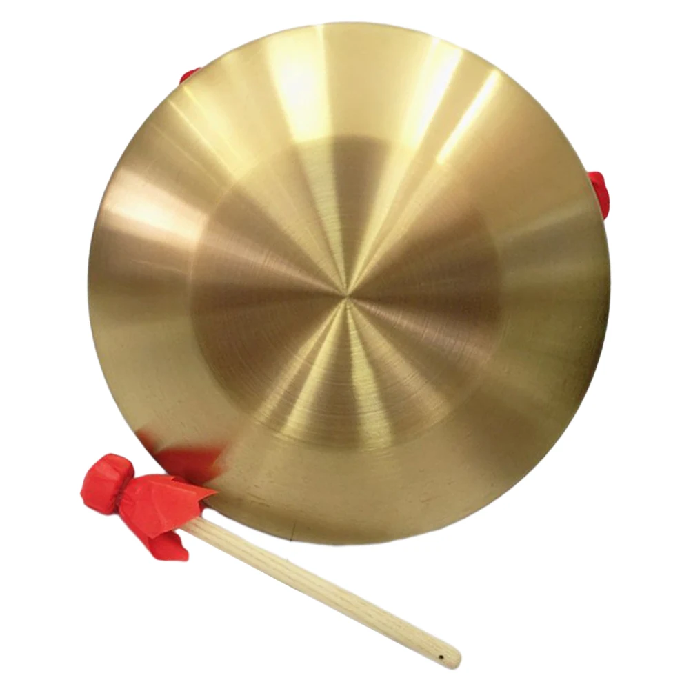 

Copper Instrument Chinese Traditional Percussion Durable Loud Sound For Stage Decor Bell Small Gong