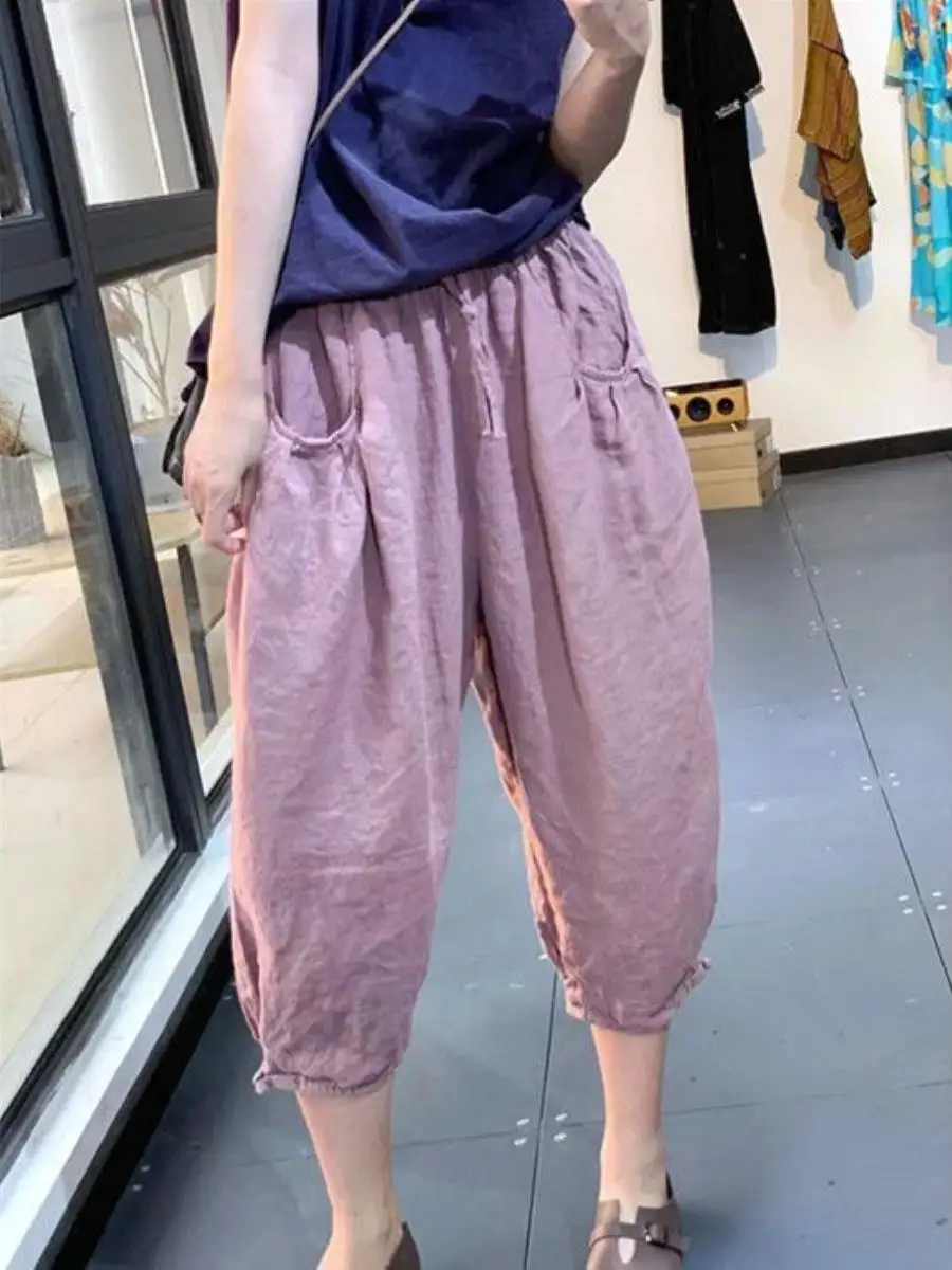 nova-calca-feminina-casual-solta-de-algodao-e-linho-2026-estilo-garota-da-floresta-comprimento-sete-oitavos-cintura-com-co
