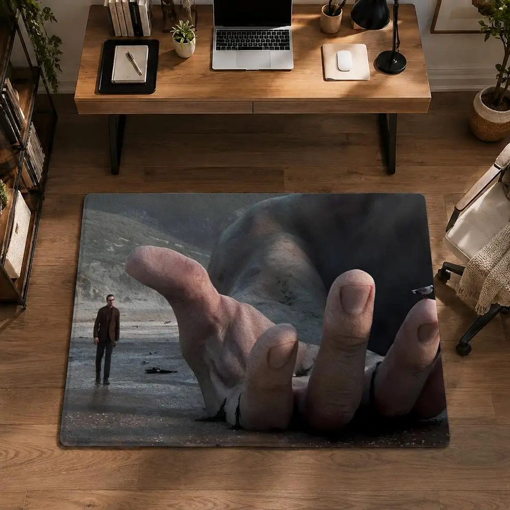 Love Death & Robots Floor Mat Flannel Non-Slip Washable Soft Rug For Bathroom Kitchen Bedroom Living Room Home Decor
