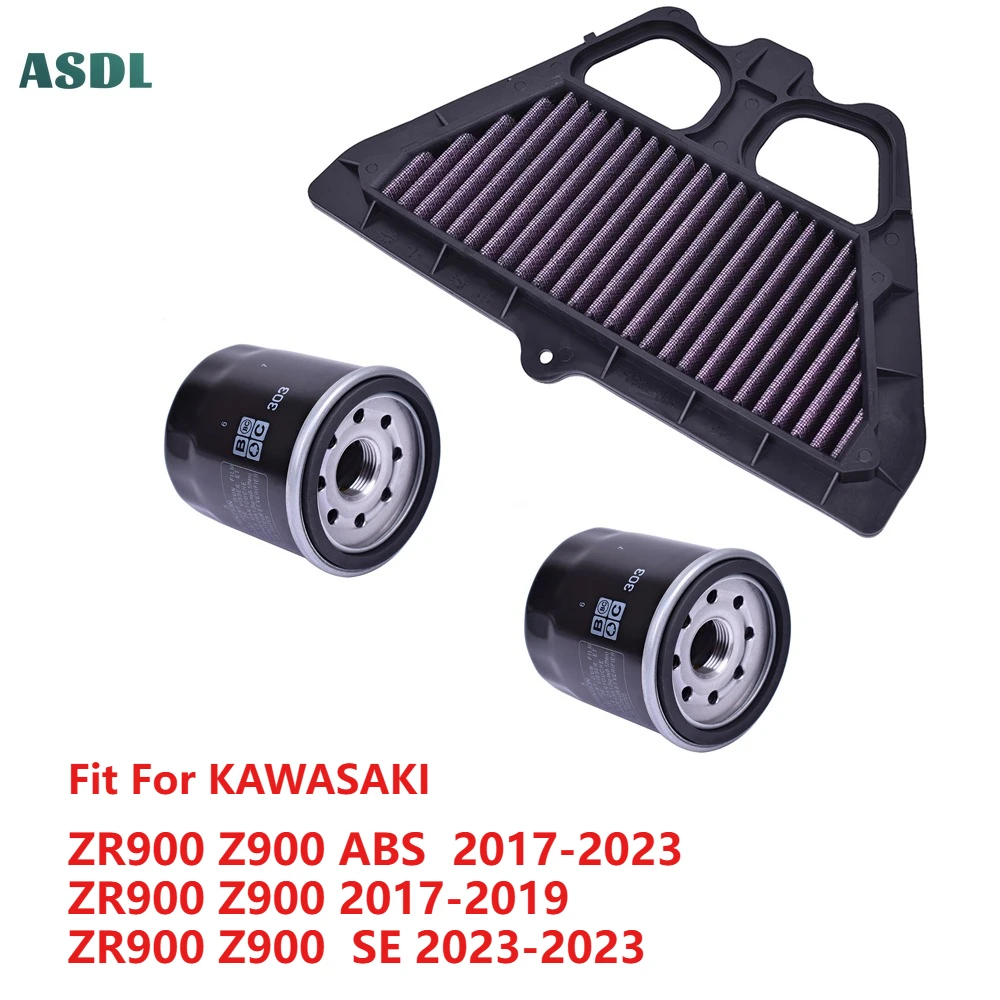 

Motorcycle Air Filter Cleaner Oil Filter for Kawasaki ZR900 Z900 ABS 2017-2023 ZR 900 Z900SE 2023 11013-0760 Motorcycle Parts