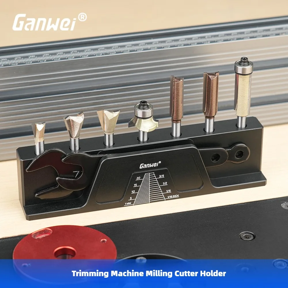 

Подставка для фрезерных инструментов, держатель для фрезерного ключа, стенд для демонстрации деревообрабатывающих инструментов, для сортировки, прямой резки и резьбы