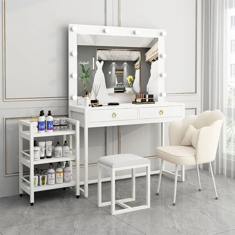 dressing table, special for photo studio, makeup with lights, wedding dress shop, makeup artist makeup table