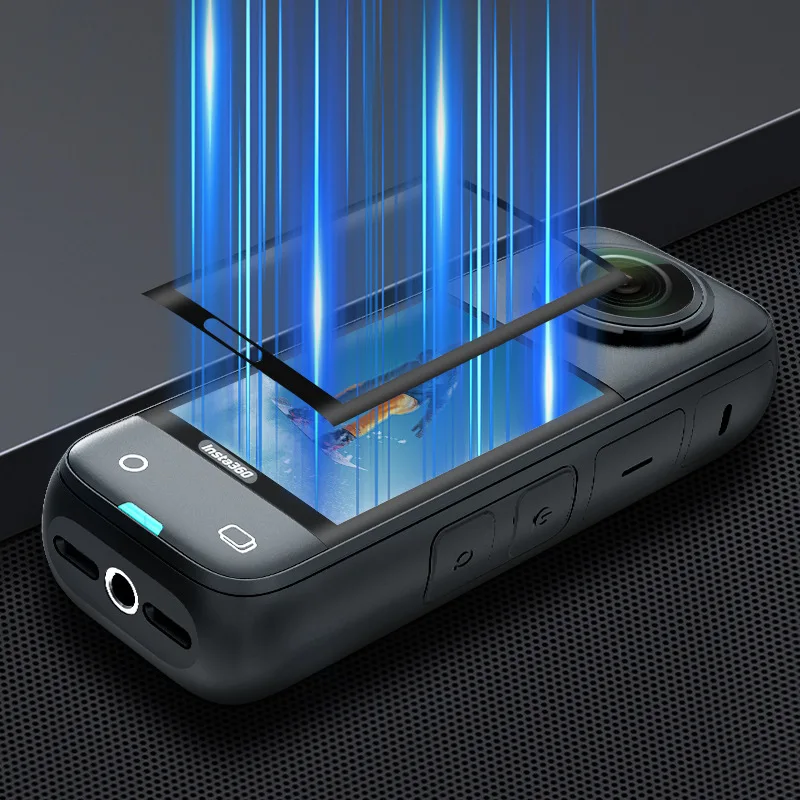 3d Gebogen Zacht Doorzichtige Beschermfolie Full Cover Voor Insta360 Gps Preview Remote Lcd-Display Schermbeschermer Film Accessoires