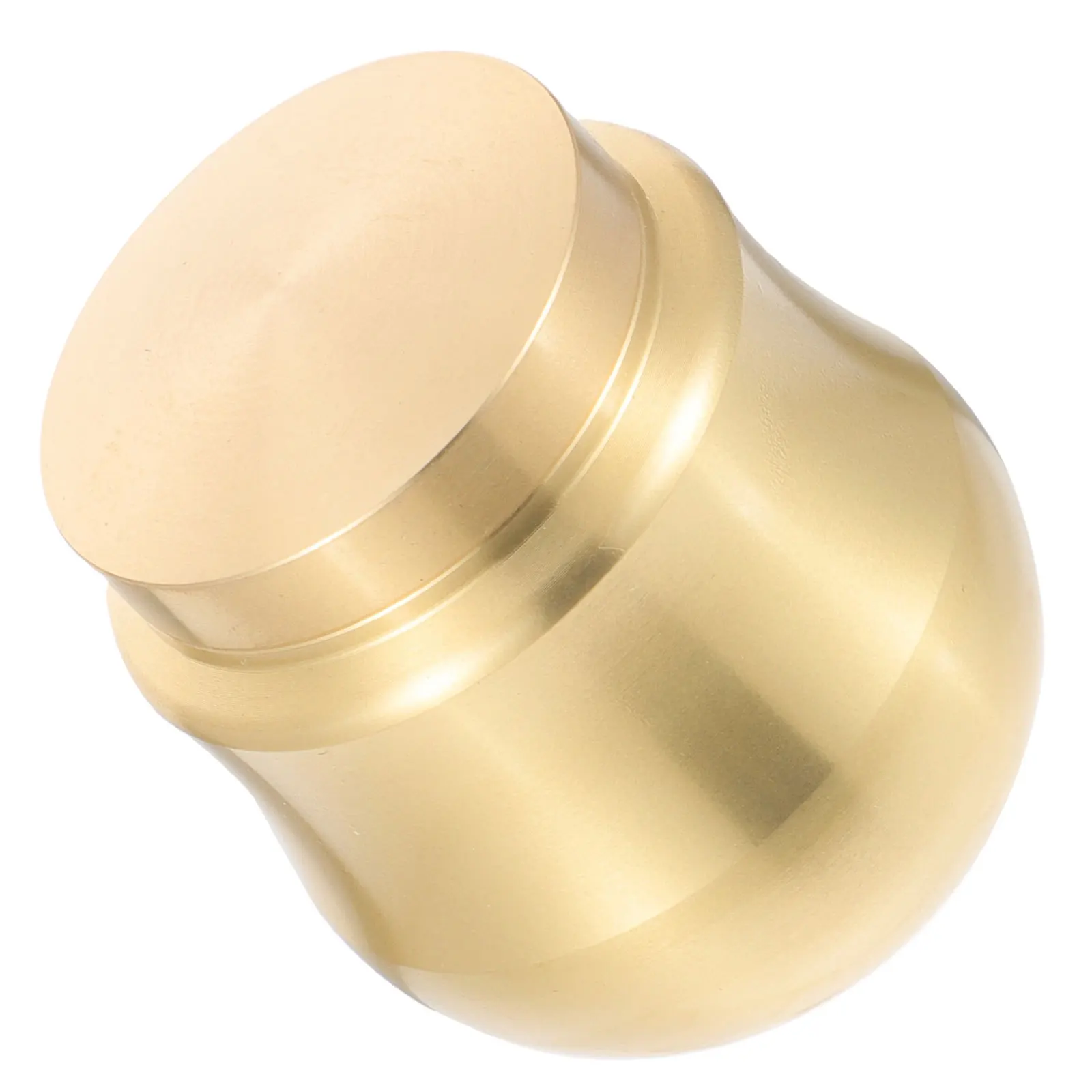 

Brass Powder Jar Small Round Airtight Tea Storage Container For Loose Leaf Matcha Herbal Powder Desktop Decor Kitchen Organizer