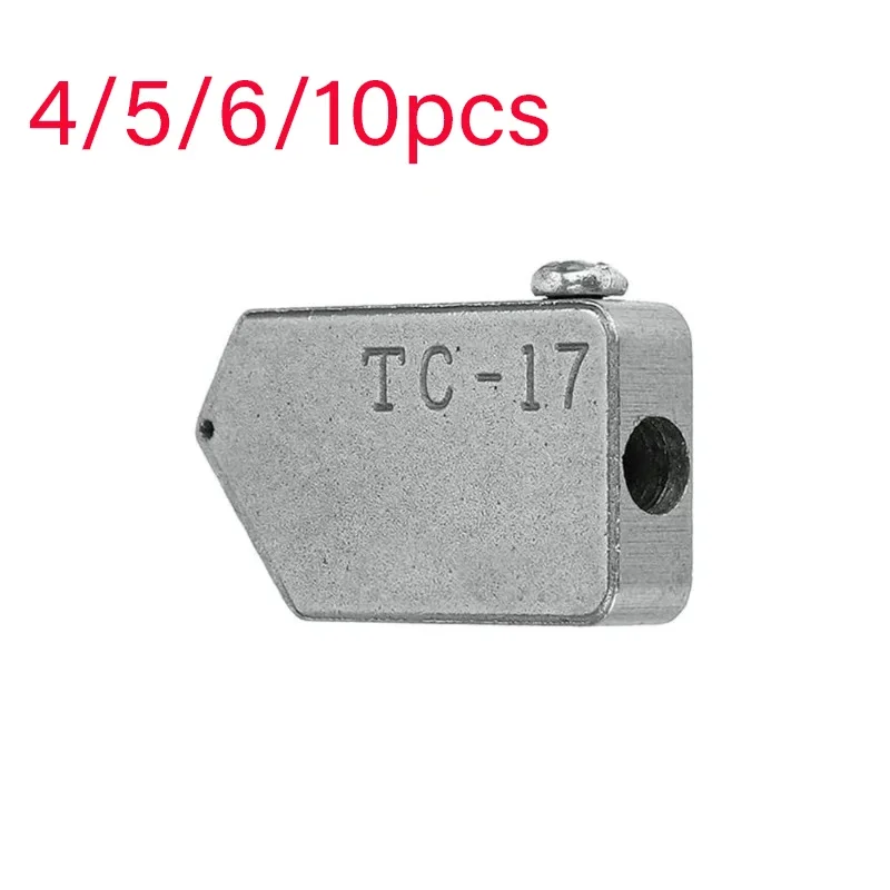 

4/5/6/10 PCS TC-17 Oil Glass Cutter Replacement Glass Tile Cutter Head Straight Head High Strength Cutting Accessories