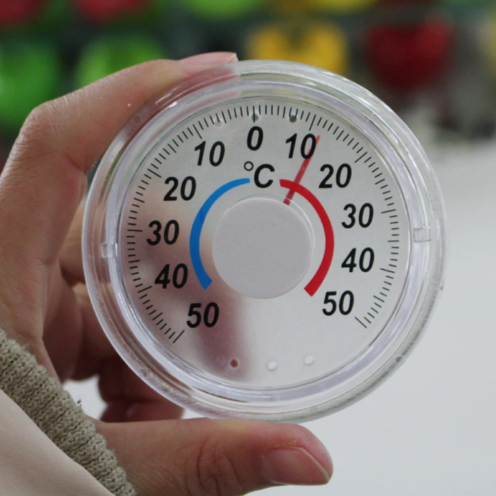 

2 Pcs Thermometer Cold and Heat Indoor Temperature Vertical Wooden Hanging Wall Household