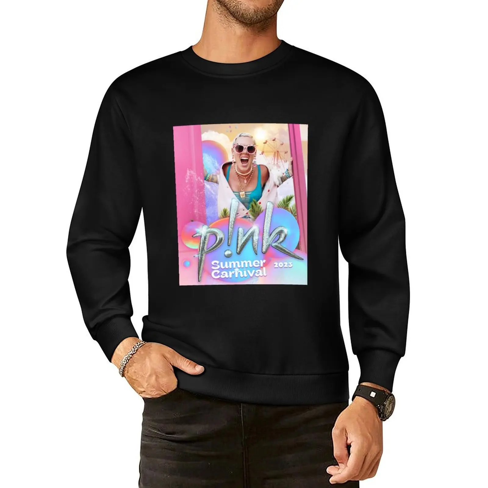 

2023 pink summer tour carnivale Pullover Hoodie men's winter sweater clothes for men new sweatshirts