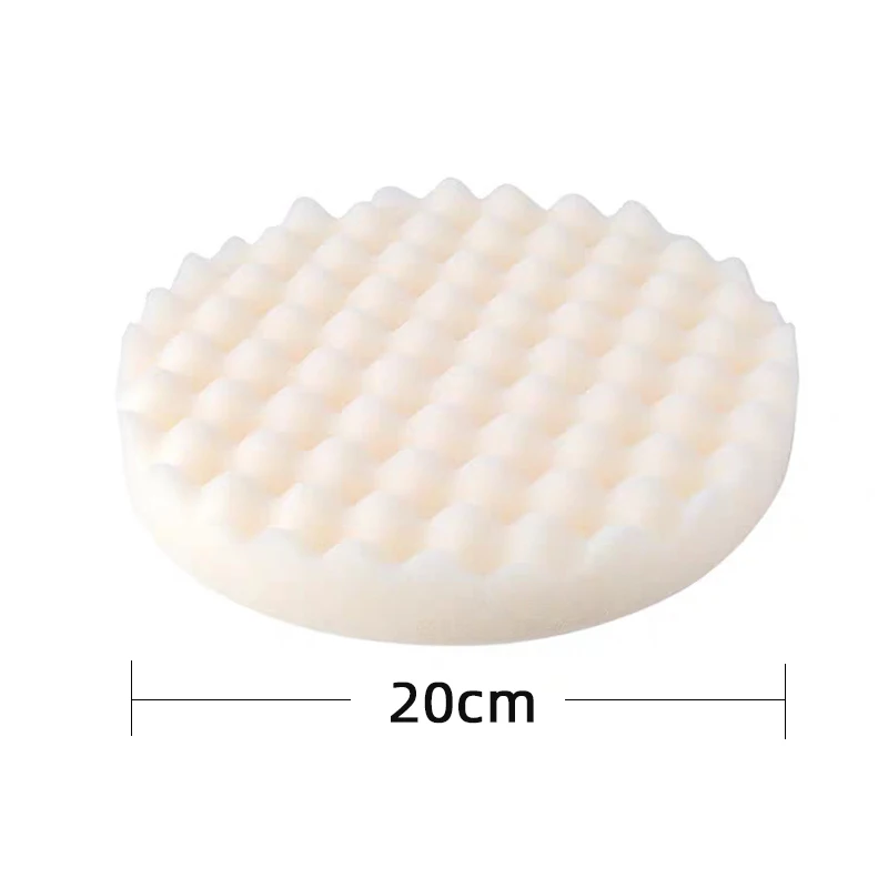 미국 3M 05723 스폰지 볼 연마 디스크, 자동차 연마 왁싱 디스크, 흰색 거친 스폰지, 8 인치, 200mm