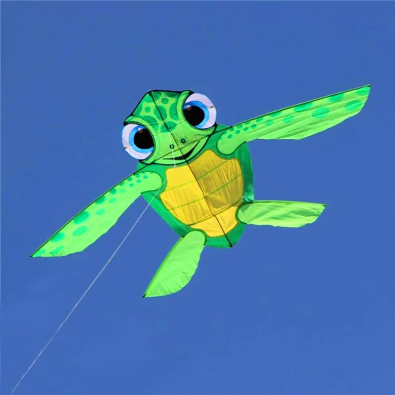 

free shipping turtle kite flying animal kites cerf volant paraglider kitesurf string reel outdoor aquilone weifang ikite kite