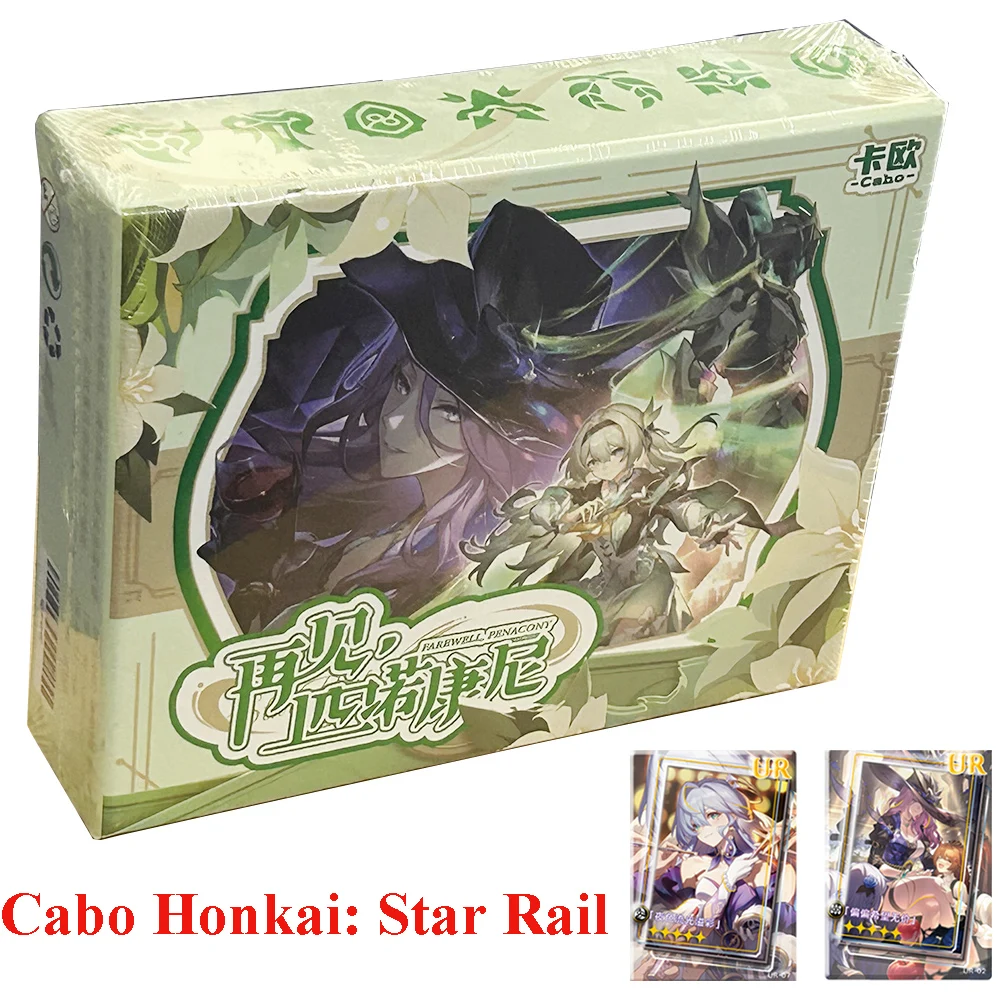 

2024 Honkai: Star Rail коллекционные карты Cabo Kiana Raiden Me Yae Sakura SSP чистые серебряные золотые эмалированные карты Star Rail Card Детские игрушки