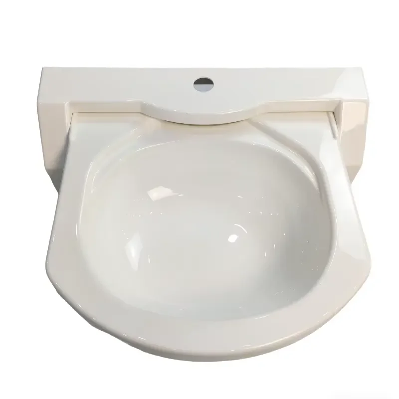 Compact ABS Wall Mounted Washbasin for RV Camper Interior Bathroom Sink Durable Plastic Basin Space Saving Design for
