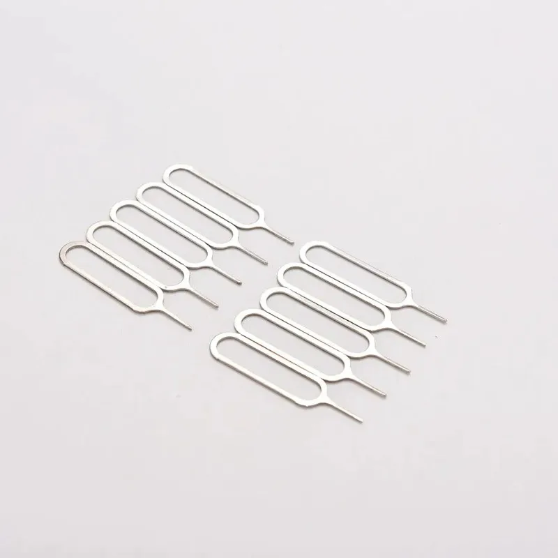 10 pz/set Sim Card Tray Rimozione Espulsione Pin Chiave Strumento Ago Per Huawei Per IPhone IPad Samsung